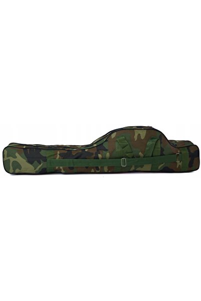 NO BRAND Husă pentru lansetă de pescuit cu 2 compartimente, 150 cm, 2 buzunar...