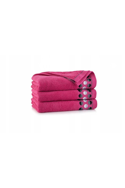 NO BRAND Prosop Zen 2 din bumbac egiptean 70X140 fucsia