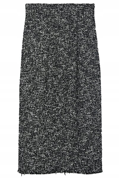 NO BRAND FUSTĂ MIDI CU TEXTURĂ, MODEL CREION, ZARA S
