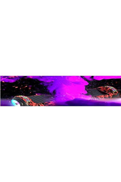 NO BRAND Skateboard electric Hoverboard Skateboard Roți mari 6,5” LED RGB Blu...
