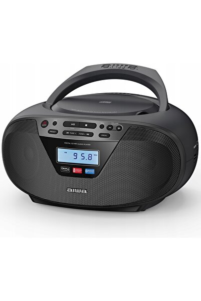 Aiwa RADIO BOOMBOX Bluetooth CD FM USB BBTU-400BK LCD CEAS SLEEP