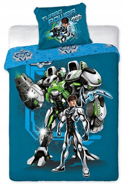 NO BRAND Lenjerie de pat din bumbac pentru copii 160X200 Max Steel