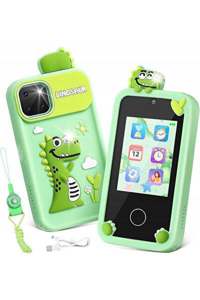 NO BRAND Dinozaur cu telecomandă, velociraptor realist cu sunet și LED