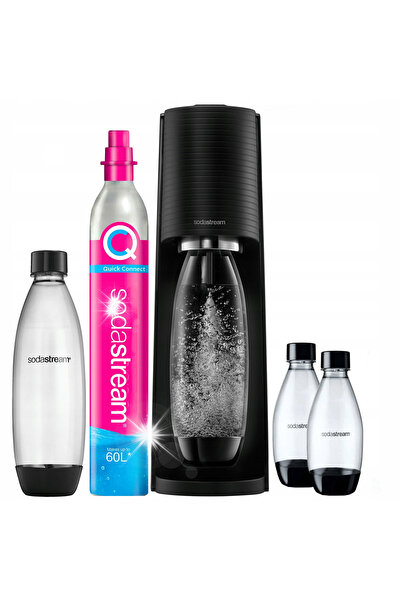 sodastream Apă carbogazoasă Terra Black + 3 sticle + Gaz