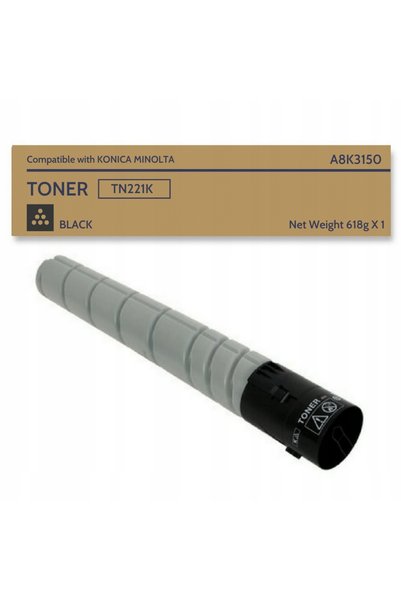 NO BRAND Cartuș de toner nou Tn221K Tn-221K pentru Konica Minolta Bizhub C227...