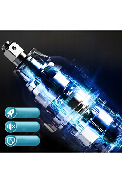 NO BRAND Cheie de impact fără perii 21V Cuplu mare LED 650N.m 3200rpm
