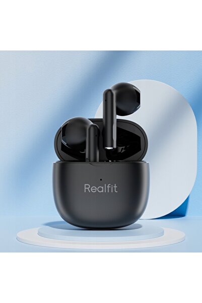 NO BRAND Căști wireless premium intraauriculare Realfit F1 Bluetooth Negru
