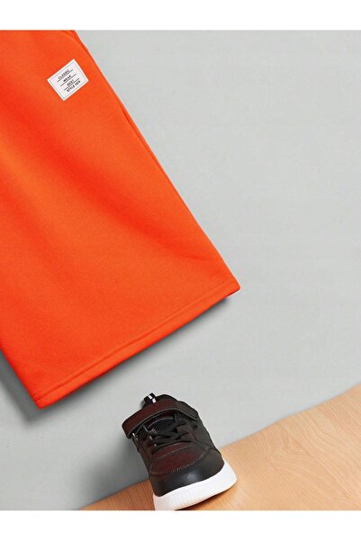 NO BRAND Set complet Tricou alb cu imprimeu Pantaloni de trening largi Shein 164