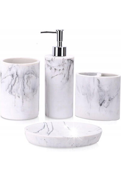 NO BRAND Set accesorii baie 4 piese