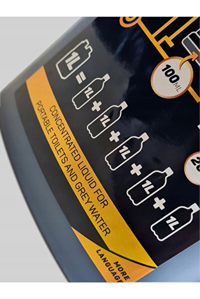NO BRAND Toaletă pentru rulotă 1L=5L și agent de curățare pentru canalizare