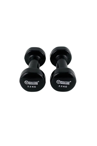 MASTERPİECE42 Gantere din fontă acoperite cu vinil pentru exerciții Master 2....