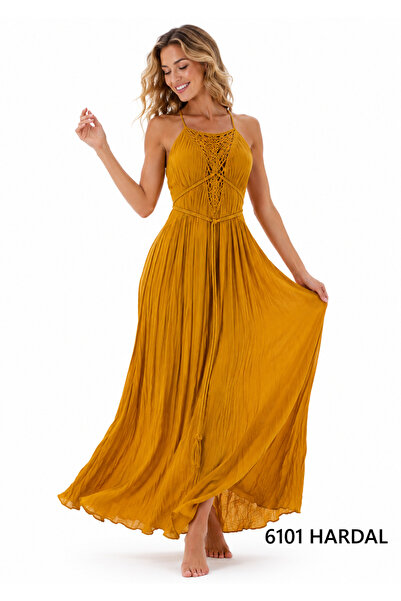 Duss 6101 Breathable Authentic Dress Made from Viscose Natural Cellulose