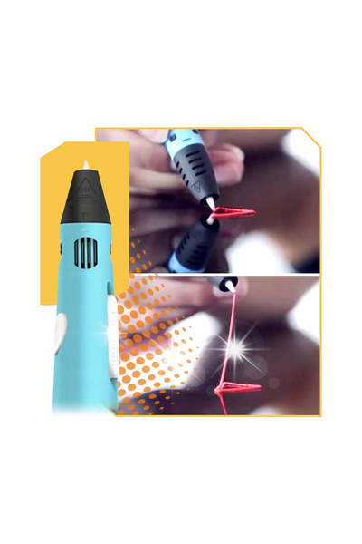 Lewer Imprimantă 3D tip stilou pentru copii / Kit Mega Rezerve de filament co...