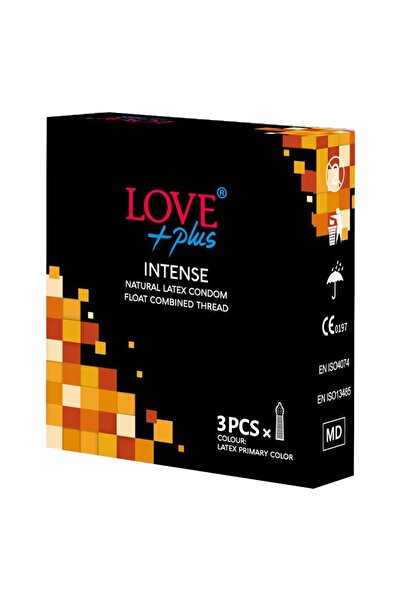 LOVE PLUS Prezervative 3 buc Intense