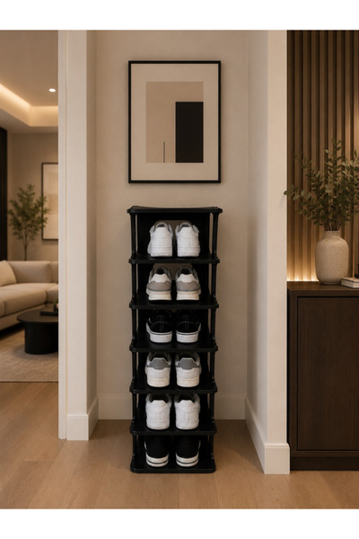 TemizlikMağazam Lüx Yeni Model Modern 5 Katlı Ayakkabılık Portatif Ayakkabı S...