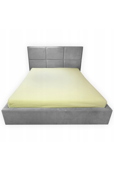 NO BRAND Cearșaf de pat impermeabil 80x180 cm Jersey Crem