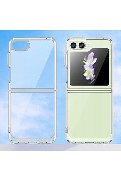 NO BRAND Husă Vizvera pentru Samsung Galaxy Z Flip 5 5g, din silicon incolor,...