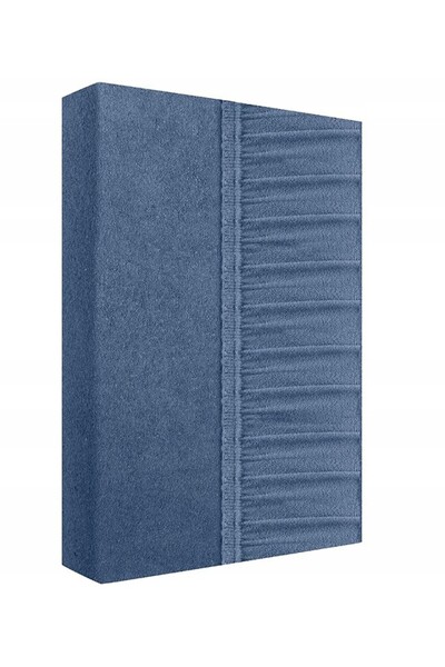 NO BRAND Cearșaf de pat din frotir cu elastic, gros, 200x220, gri cenușiu