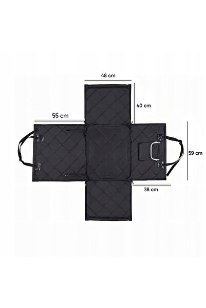 NO BRAND Covoraș auto din plastic universal Retoo negru 50 cm x 60 cm