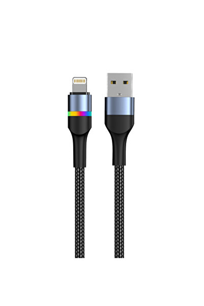 Toroup TS-12 Series Braided Fast Charging Data Cable, 1m, Black