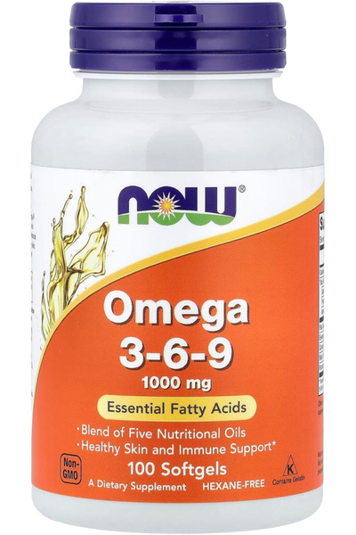 Now Food Now Foods Omega 3-6-9, 1,000 mg, 100 Softgels