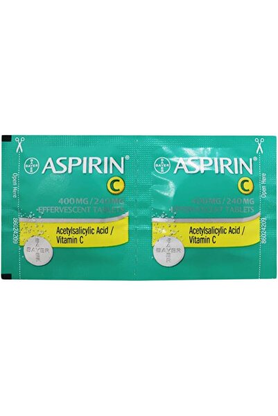 TML Aspirin Vitamin C Effervescent Tablets 10Pcs