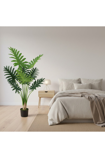 Alessandro DESIGN Decoratiune Thaumatophyllum Bipinnatifidum, 8 frunze, Plast...