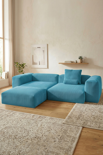 MiniWood Relax Köşe Koltuk Takımı Sünger Koltuk Kanepe Divan