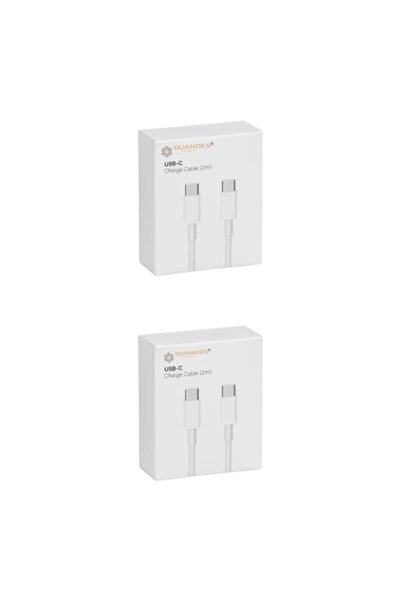 QUANDES 2 x Cablu de date compatibil cu iPhone 16, 15, 15 Pro, 16 Pro, 16 Pro...