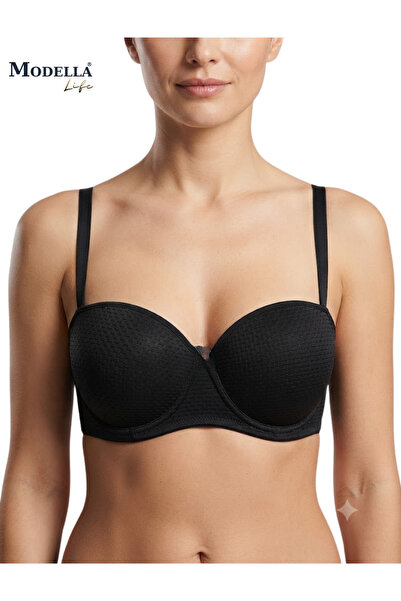 Modella Life 2300 Yekpare Strapless Non-Padded Gathering Women's Bra Model