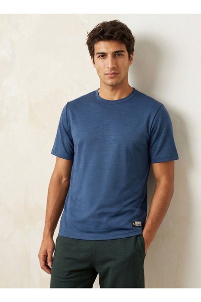 Adot Typographic Print Performance T-shirt