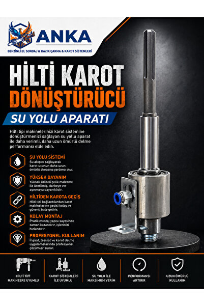 anka hilti karot HİLTİDEN KAROTA DÖNÜŞTÜRÜCÜ ADAPTÖR SU YOLU