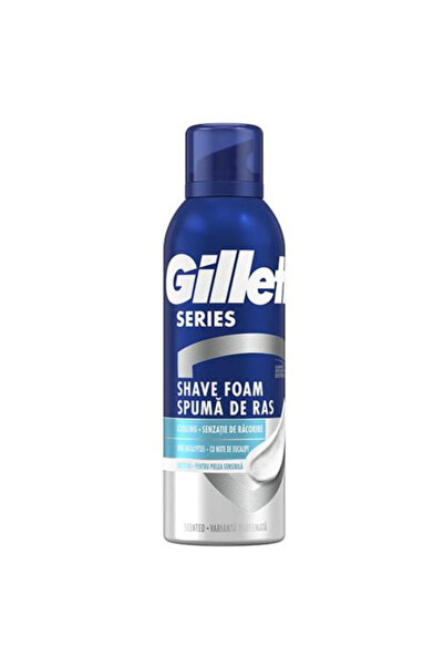 Gillette Spuma de Ras pentru Piele Sensibila cu Eucalipt - Series Cooling Sen...
