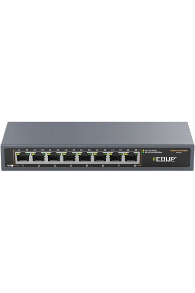 EDUP Switch splitter 8 porturi LAN Ethernet RJ45 8xRJ45 2.5Gb/s