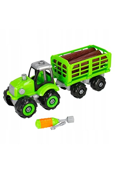 Mega Creative Tractor cu remorcă pentru doborârea copacilor