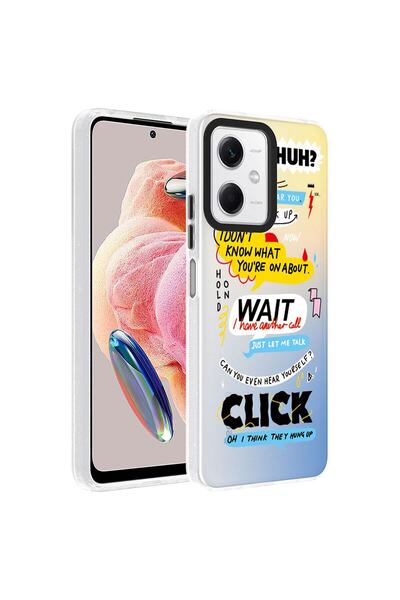 Ummeslem حافظة متوافقة مع هاتف Xiaomi Redmi Note 12 4G بنمط مختلف لحماية جزء ...