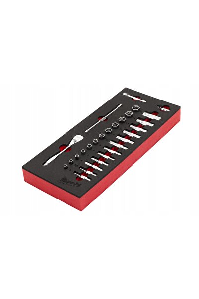 Milwaukee SET CHEI CU CLICHET DE 1/4'' 28 PIESE 5-15MM 4932479824