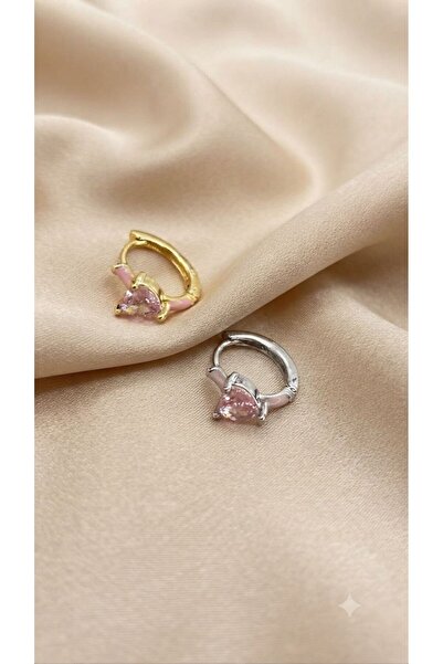 Genel Markalar Blush Heart - Zirkon Taşlı Halka Piercing Cerrahi Çelik Piercing