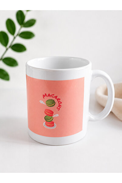 CoNotes Macarons Design Porcelain Mug