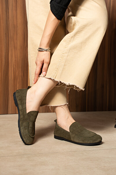DUXAL SHOES Harrison Lüks Hakiki Süet Deri Desenli Esnek Taban Günlük Rahat Ayakkabı Loafer
