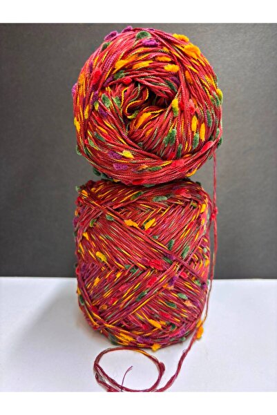 Ana&Kuzusu İplik Fuchsia Multi-Colored Insect Mix Viscose Cotton Bamboo (100%...