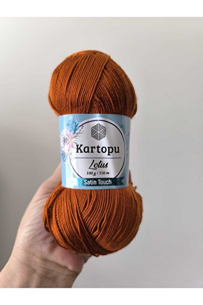 Kartopu Lotus Hand Knitting Yarn 100 Gr K834 Tile Lot 72086
