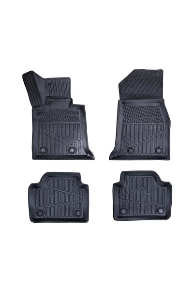 DELUXETUNING Set covorase auto cauciuc BMW seria 3 E90 2004-2012, forma tavit...