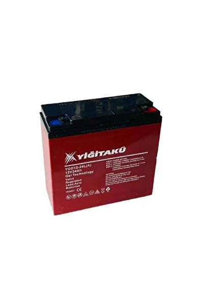 Yiğit Akü 12 V 24 Ah-amper (20ah) Jel Akü (181X77X170) Mm 2026 ÜRETİM