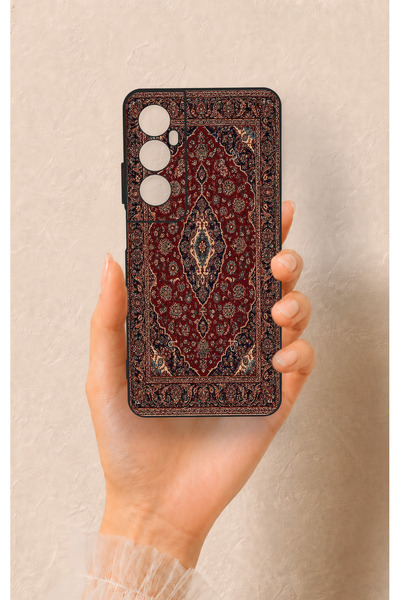Vip Case حافظة سيليكون بنمط سجاد Acem متوافقة مع Realme C65