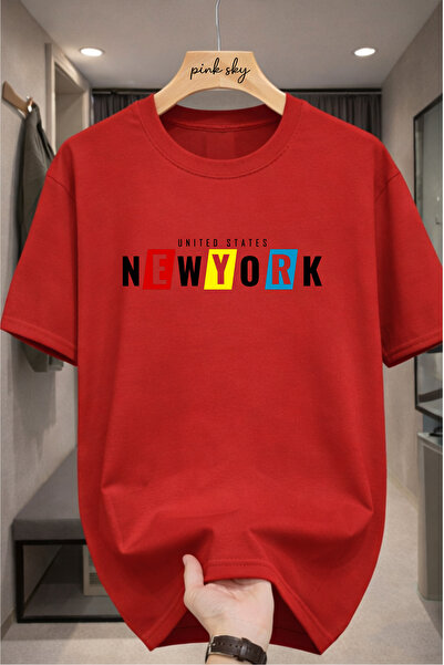 Pink Sky Premium Oversize T-Shirt 100% Cotton Unisex Comfortable Fit Trending...