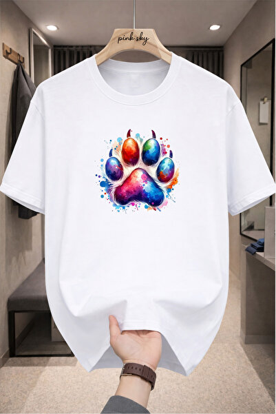 Pink Sky Premium Oversize T-Shirt 100% Cotton Unisex Comfortable Fit Trending...
