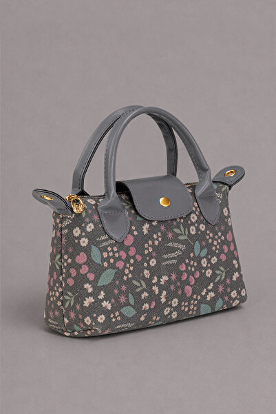Housebags Pastel Bloom Denim Bag |   Pastel Denim Floral Patterned Women's Ha...