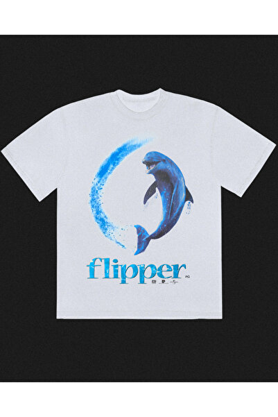 Grafftee Clothing Flipper Printed Unisex Oversize T-Shirt