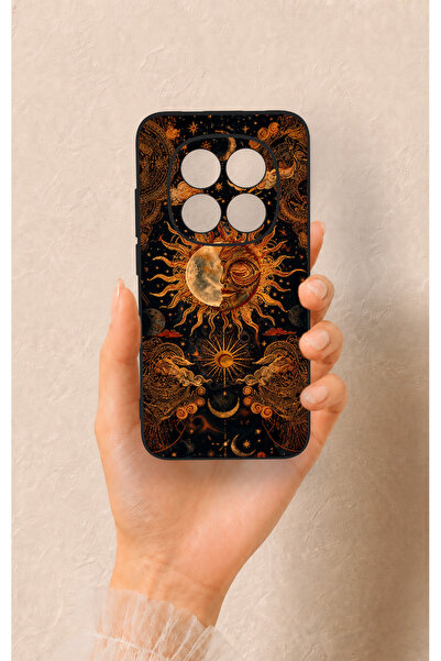 Vip Case Redmi Note 15 Pro 5G Uyumlu Mistik Güneş Desenli Silikon Kılıf